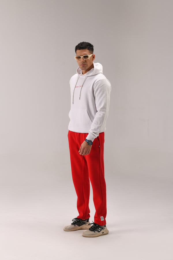 Red Trouser Regular Fit