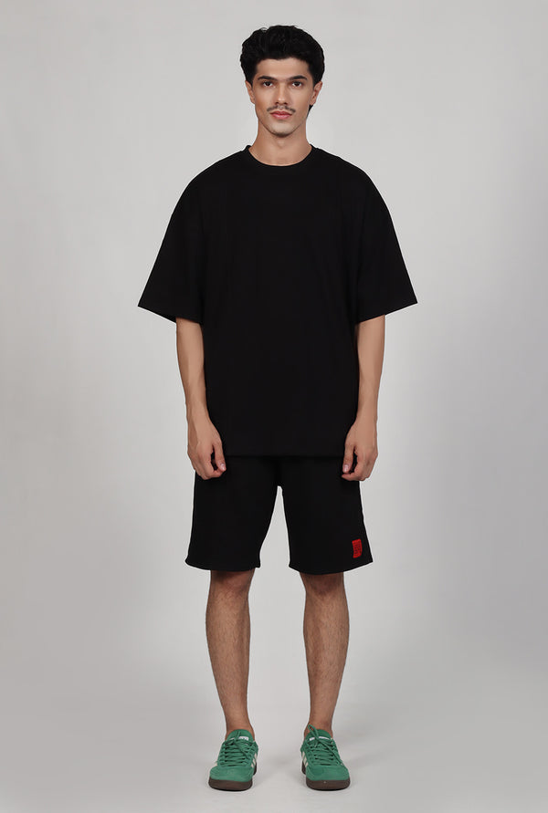 Black Co-ord Set with Short